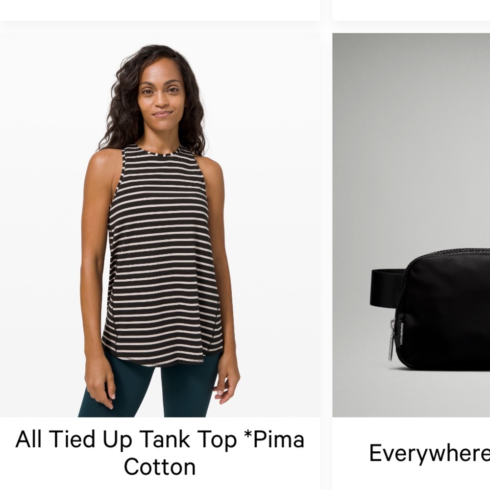 Striped All Tied Up Tank